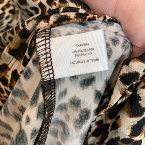 Boston Proper Leopard Halter Top - Picture 5 of 5